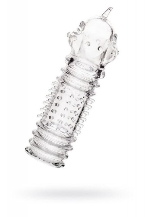 A-TOYS, Penis Sleeve, TPR, Transparent, 15.3 cm