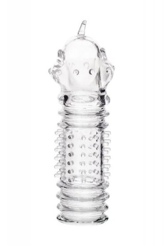 A-TOYS, Penis Sleeve, TPR, Transparent, 15.3 cm
