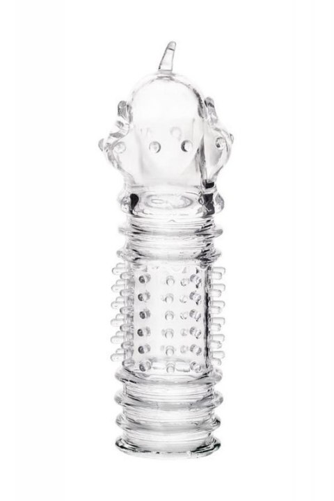 A-TOYS, Penis Sleeve, TPR, Transparent, 15.3 cm