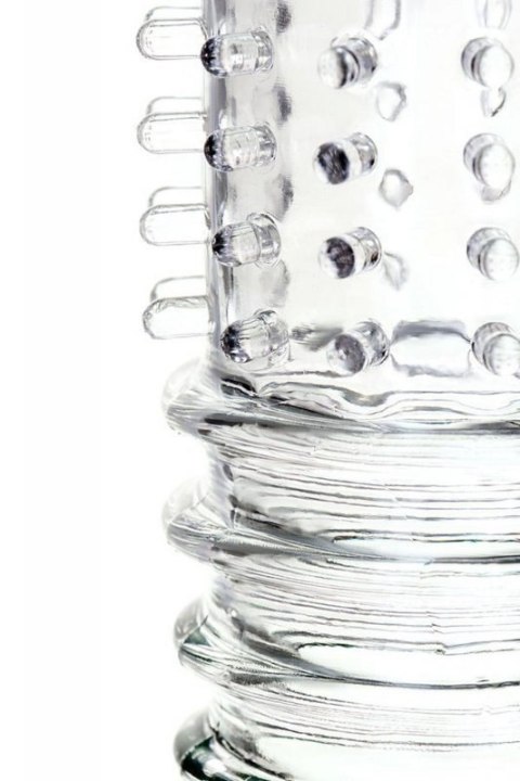 A-TOYS, Penis Sleeve, TPR, Transparent, 15.3 cm