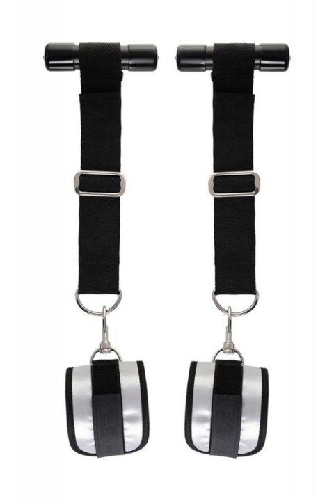 Anonymo hand clamps, polyester, silver, 23 cm