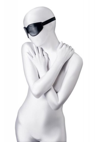 Anonymo mask, PU leather, black, 26.5 cm