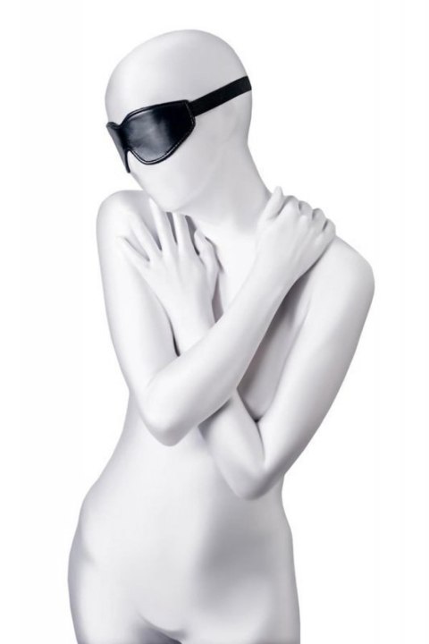 Anonymo mask, PU leather, black, 26.5 cm