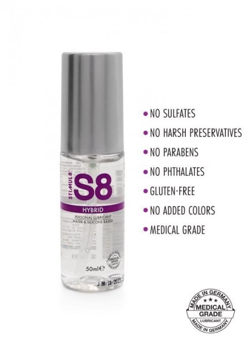 S8 Hybrid Lube 50ml Natural