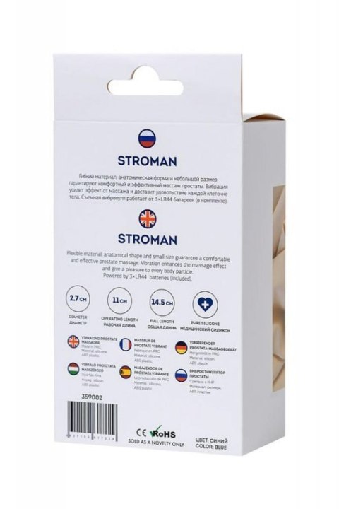 ToDo Stroman Blue Vibrating Prostate Massager