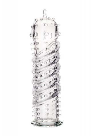 A-TOYS, Penis Sleeve, TPR, Transparent, 15.5 cm