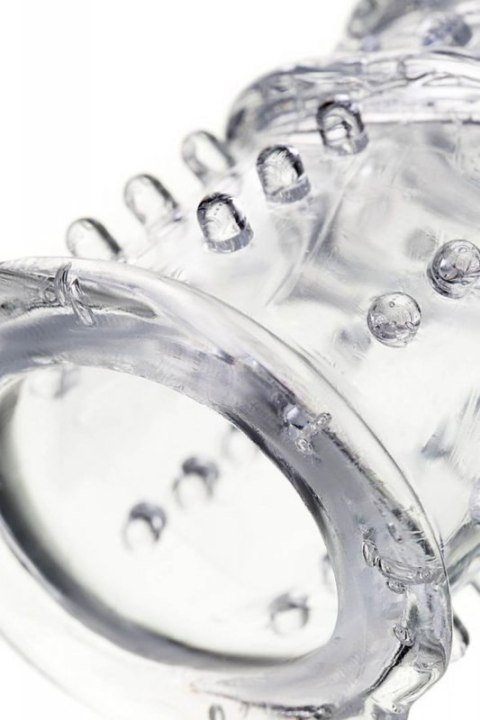 A-TOYS, Penis Sleeve, TPR, Transparent, 15.5 cm