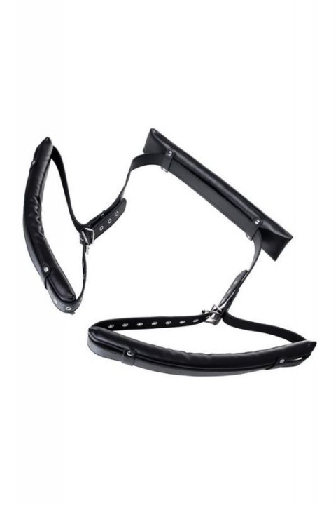 Anonymo fixing sling, PU leather, black, 145 cm