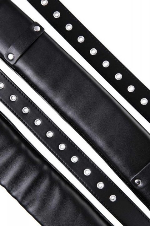 Anonymo fixing sling, PU leather, black, 145 cm