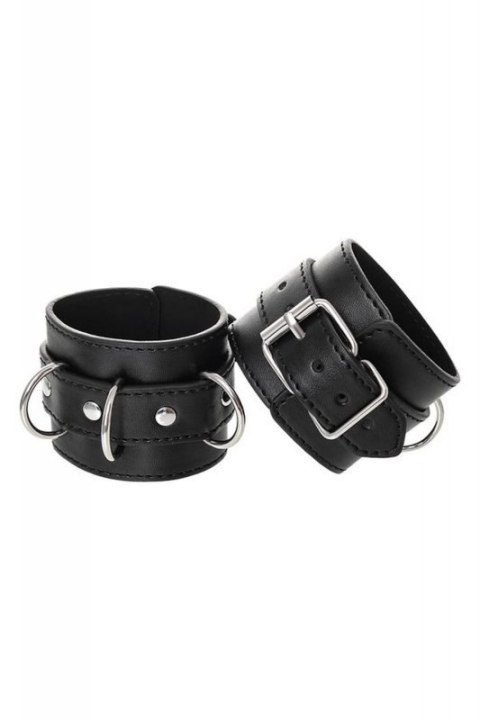 Anonymo handcuffs, PU leather, black