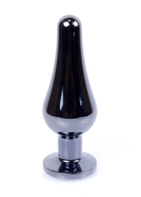 Plug-Jewellery Dark Silver BUTT PLUG- Purple