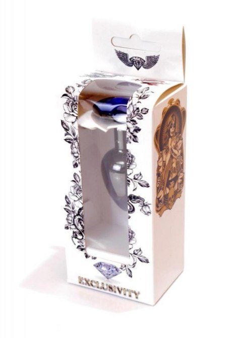 Plug-Jewellery Dark Silver PLUG- Dark Blue