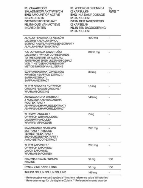 Qi-Nu Libido Female suplement diety dla Kobiet - 60 capsules