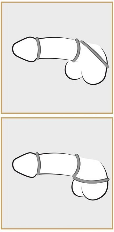 Metallic Silicone Cock ring se