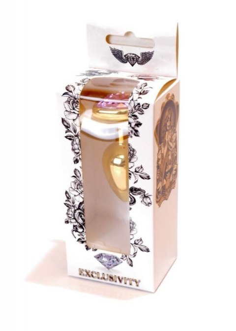 Plug-Jewellery Gold Heart PLUG- Rose