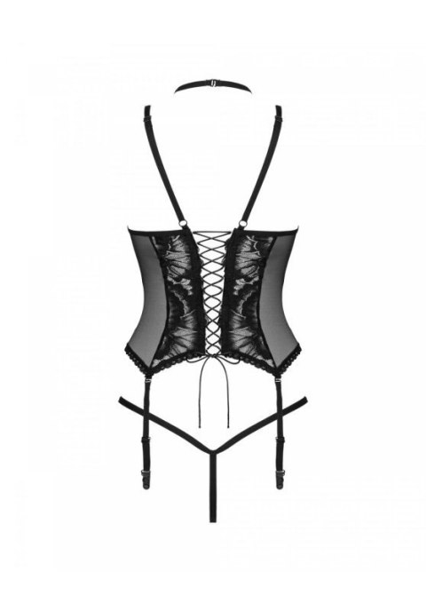 Bielizna-Alessya gorset czarny M/L