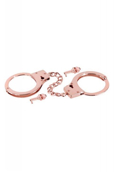 Menottes pour poignets en métal or rose